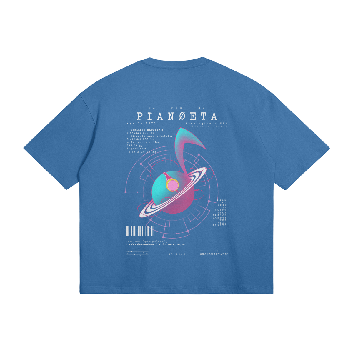 Maglietta Saturno - PIANØETA